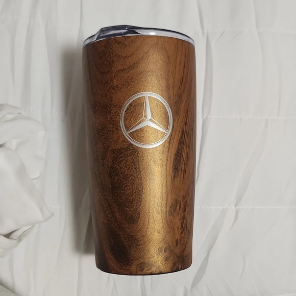 Mercedes-Benz Wood Tone Tumbler 20oz - Picture 2 of 5